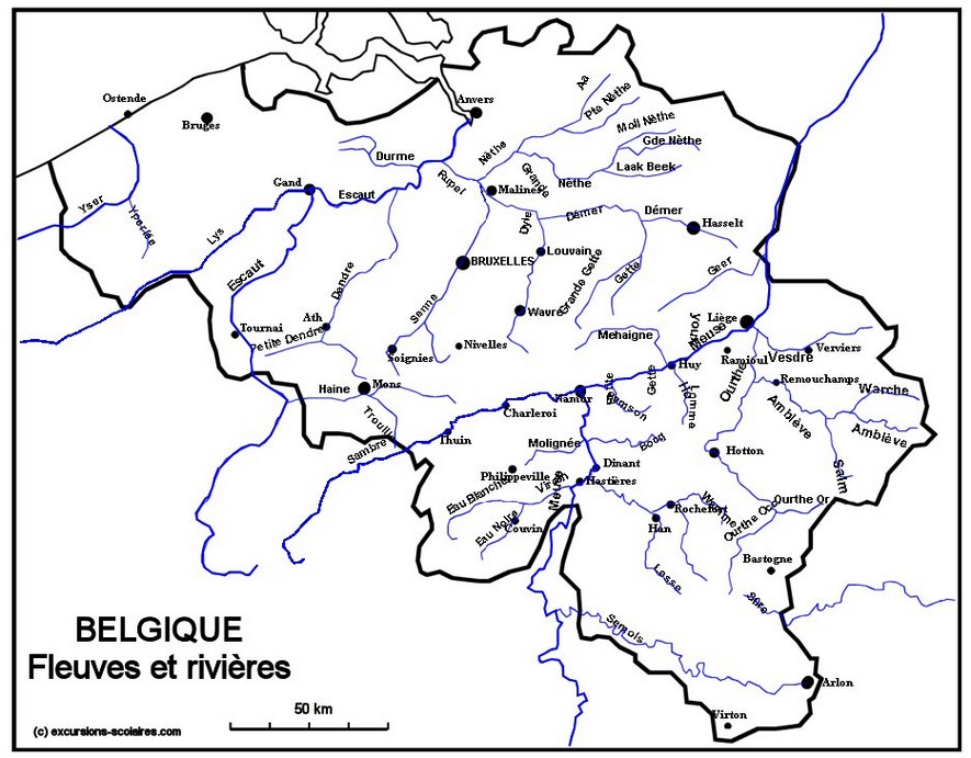 Hydrographie De La Belgique Morgane Sautelet